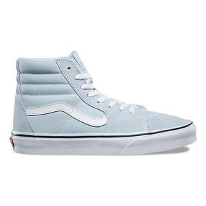 Light blue high top vans
